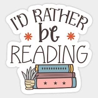 Reading Escape: Cozy Bookish Sticker Sticker